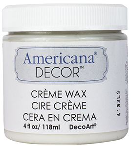 DecoArt Decor Creme Wax Clear-4Oz