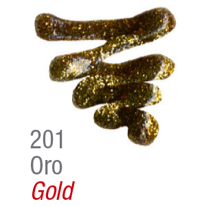 Acrilex Dimensional Glitter Ouro 201 35ml