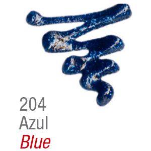 Acrilex Dimensional Glitter Azul 204 35ml