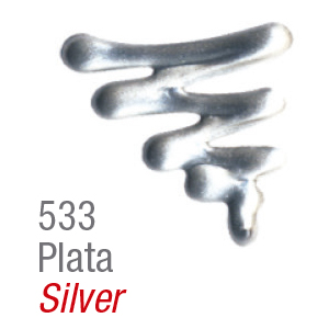 Acrilex Dimensional Metallic Prata 533 35ml