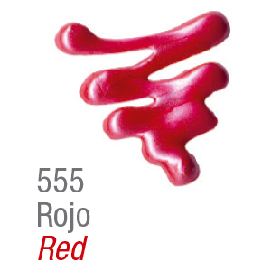 Acrilex Dimensional Metallic Vermelho 555 35ml