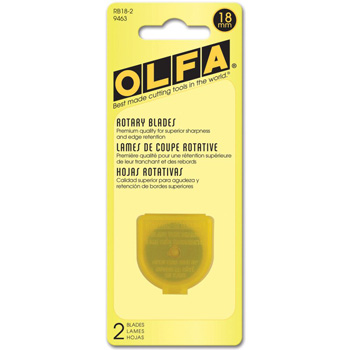 OLFA Rotary Blade Refills 18mm 2/Pkg