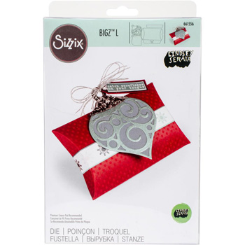 Sizzix Bigz Die - Pillow Box w Ornaments - 661556