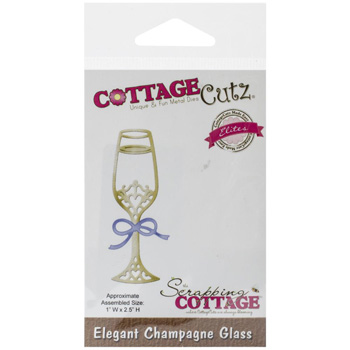 Cottage Cutz Elegant Champagne Glass CCE-131