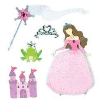 Stickers Fairytale Princess 3D