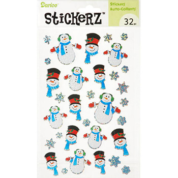 Sticker Mono Nieve con Gorro Stickerz