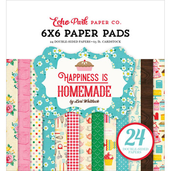 Paper Pad 6x6 Happiness is Homemade Carta Bella 24 hojas