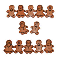 Paquete Boton Gingerbread People